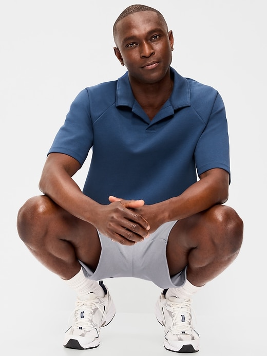 Image number 3 showing, Dynamic Fleece Short-Sleeve Polo