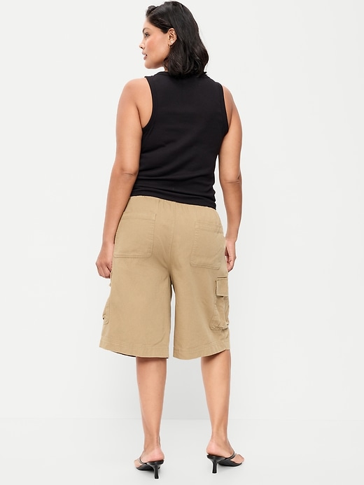 Image number 8 showing, Mid-Rise Bermuda Cargo Shorts