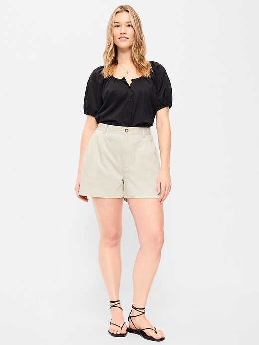 Image number 5 showing, High-Waisted OGC Chino Shorts -- 4-inch inseam