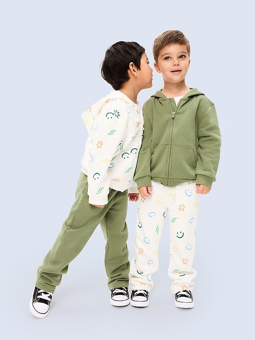 Image number 3 showing, Favorite Fleece Oversized Zip Hoodie for Toddler Boys