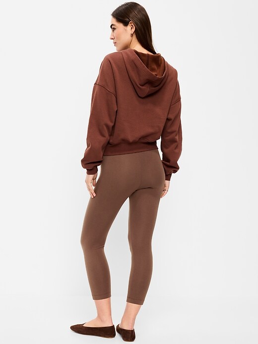 Image number 3 showing, High-Waisted Fashion Layering Cropped Legging