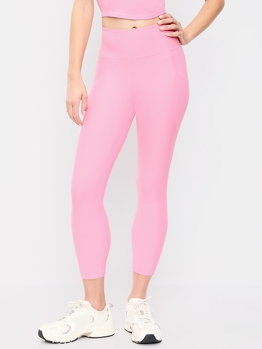 L'image numéro 1 présente Legging PowerSoft à taille haute longueur 3/4