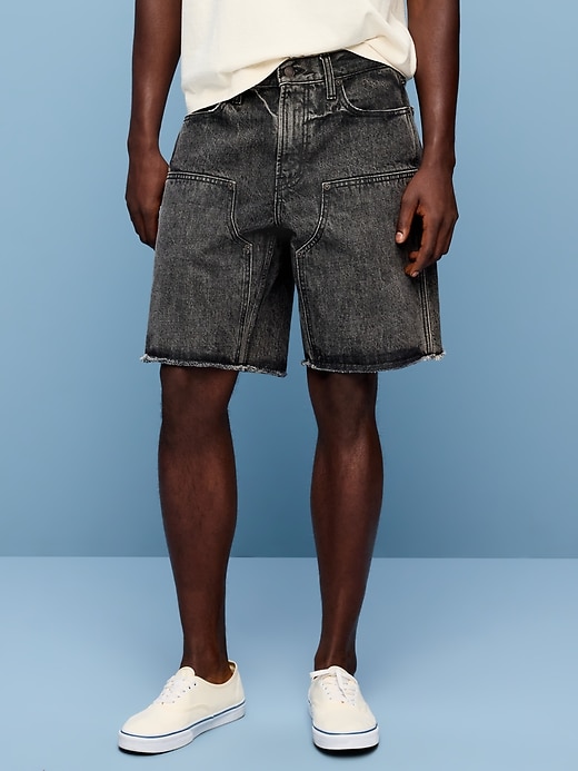Image number 2 showing, Baggy Carpenter Jean Shorts-- 10-inch inseam