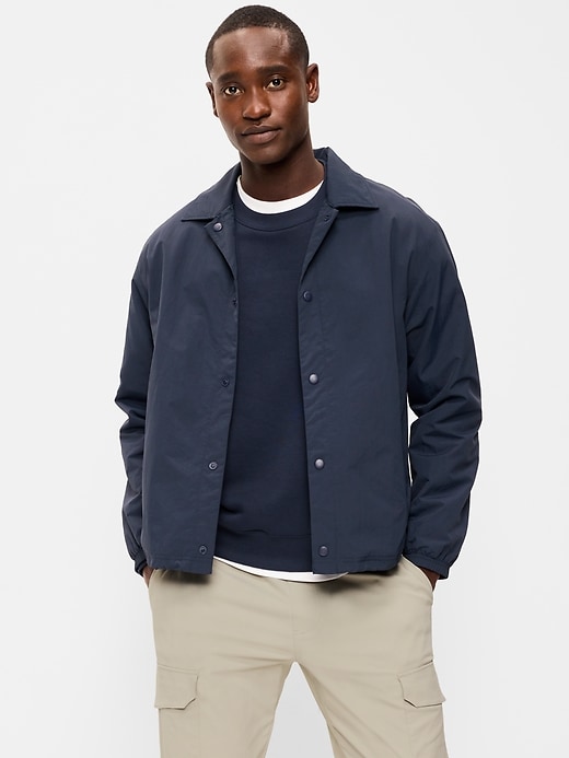 Image number 1 showing, Loose Golf Coach Jacket