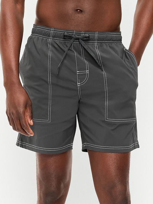 Image number 1 showing, Swim Trunks -- 7-inch inseam