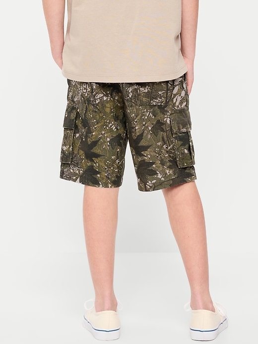 Image number 2 showing, Knee Length Baggy Ripstop Cargo Shorts for Boys
