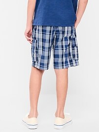 Image number 2 showing, Knee Length Baggy Ripstop Cargo Shorts for Boys
