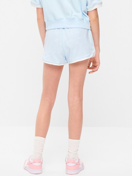 Image number 2 showing, Dolphin-Hem Terry Shorts for Girls