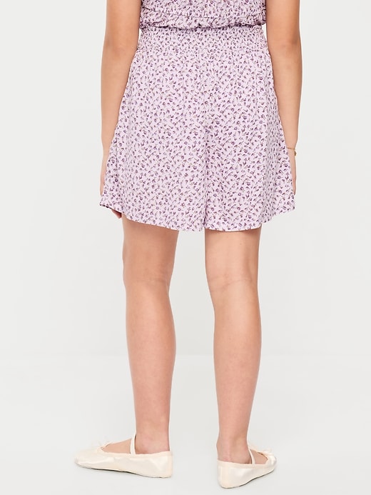 Image number 2 showing, Printed Pull-On Shorts for Girls
