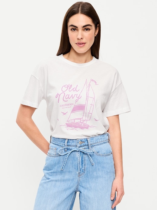 Image number 1 showing, Oversized EveryWear Tunic T-Shirt