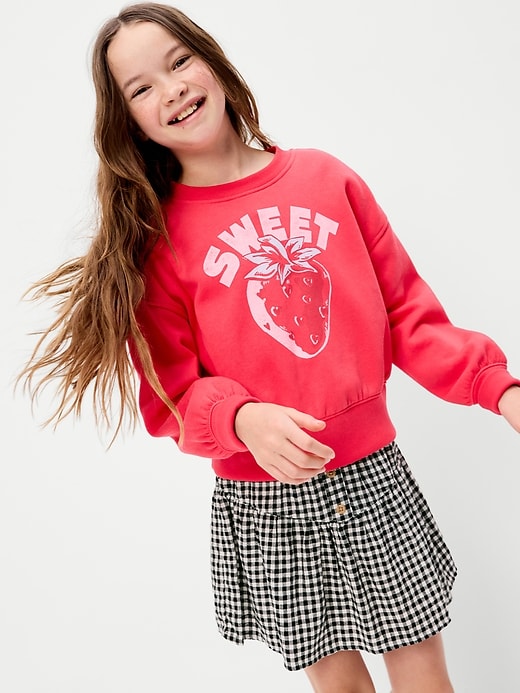 Image number 5 showing, Linen-Blend Buttoned Skirt for Girls