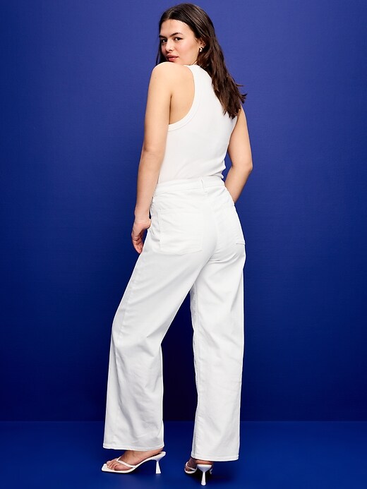 Image number 7 showing, High-Waisted Wow Wide-Leg Jeans