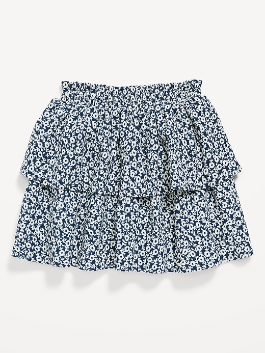 Image number 1 showing, Printed Crinkled Tiered Skirt for Toddler Girls