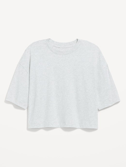 Image number 4 showing, Vintage Crew-Neck Cropped T-Shirt