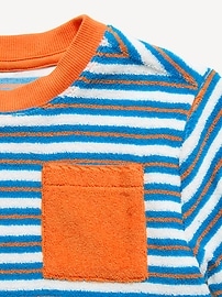 Image number 4 showing, Short-Sleeve Oversized Terry Pocket T-Shirt for Toddler Boys