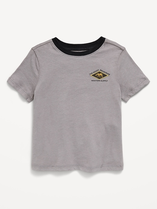 Image number 1 showing, Short-Sleeve Unisex Graphic T-Shirt for Toddler