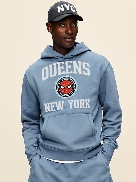 Image number 1 showing, Old Navy x Marvel Spider-Man Popover Hoodie for Men