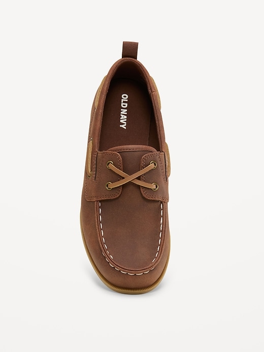 Image number 2 showing, Faux-Suede Boat Shoes for Boys