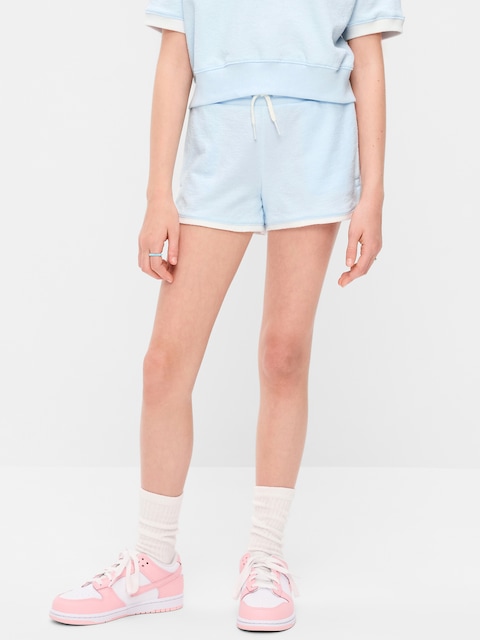Dolphin-Hem Terry Shorts for Girls