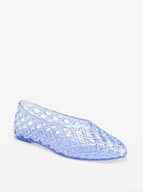 Image number 1 showing, Jelly Ballet Flats for Girls