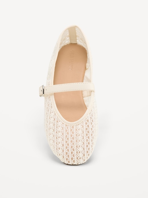 Image number 2 showing, Mesh Ballet Flats for Girls