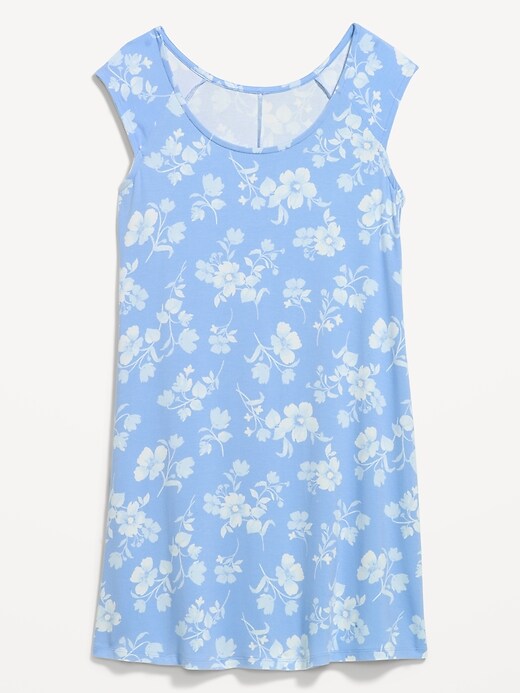 Image number 1 showing, Short-Sleeve Scoop-Neck Mini Dress