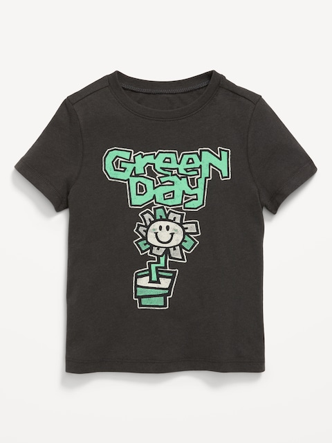 T-SHIRT À IMPRIMÉ DE MUSIQUE SOUS LICENCE UNISEXE POUR TOUT-PETIT