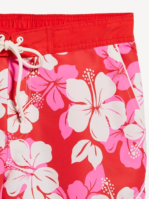 Image number 7 showing, Mid-Rise Loose Swim Board Shorts