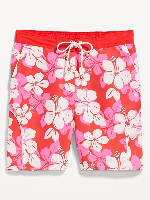 Image number 4 showing, Mid-Rise Loose Swim Board Shorts