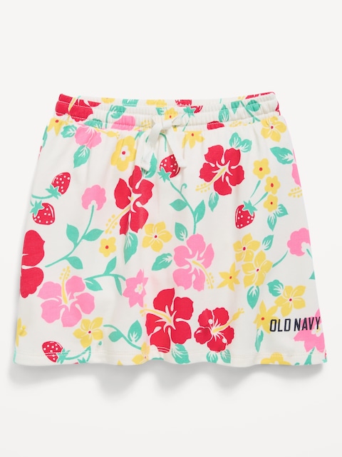 French-Terry Logo-Graphic Skort for Toddler Girls