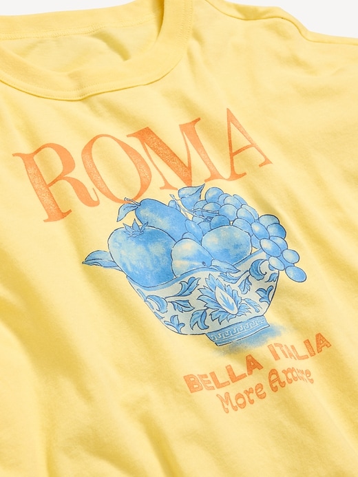 Image number 4 showing, Short-Sleeve Loose Graphic T-Shirt