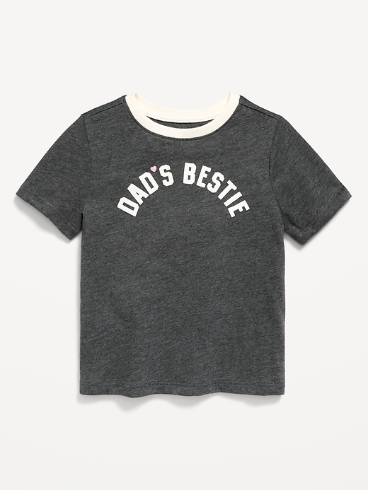 Image number 1 showing, Short-Sleeve Graphic T-Shirt for Toddler Girls