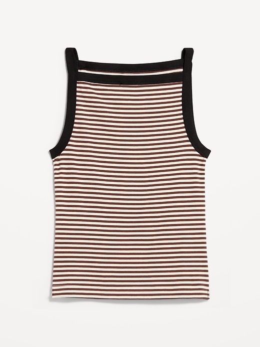 L'image numéro 4 présente Camisole tablier ajustée