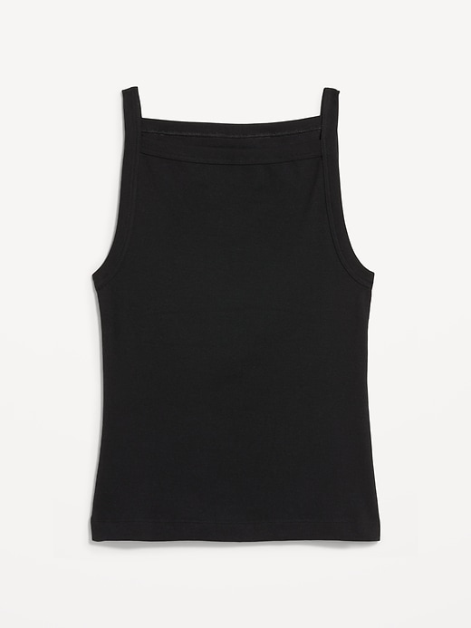 L'image numéro 4 présente Camisole tablier ajustée