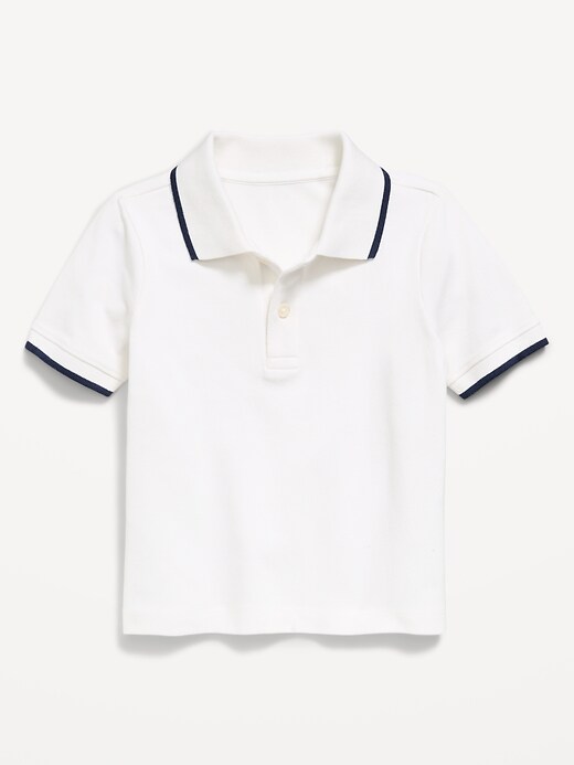 Image number 1 showing, Short-Sleeve Pique Polo Shirt for Toddler Boys