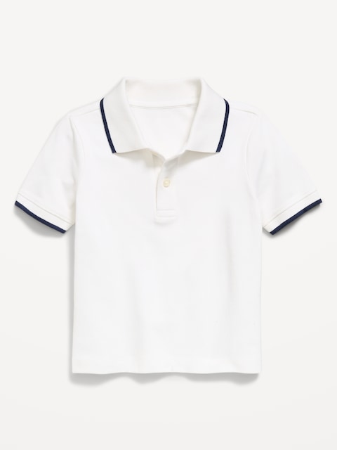 POLO EN PIQUÉ À MANCHES COURTES POUR TOUT-PETIT