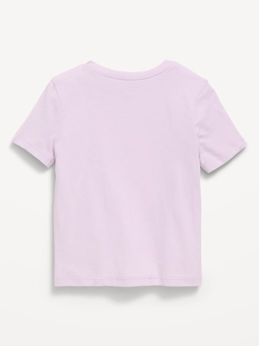 L'image numéro 3 présente T-shirt à imprimé d’anniversaire à manches courtes pour toute-petite