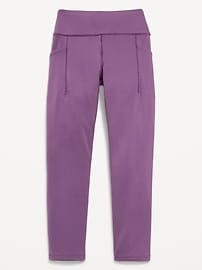 Image number 3 showing, High-Waisted StudioSmooth 7/8 Leggings for Girls
