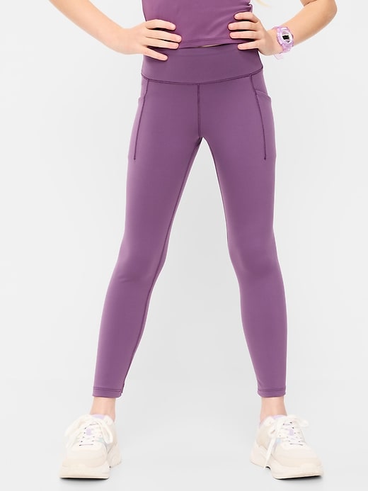 Image number 1 showing, High-Waisted StudioSmooth 7/8 Leggings for Girls