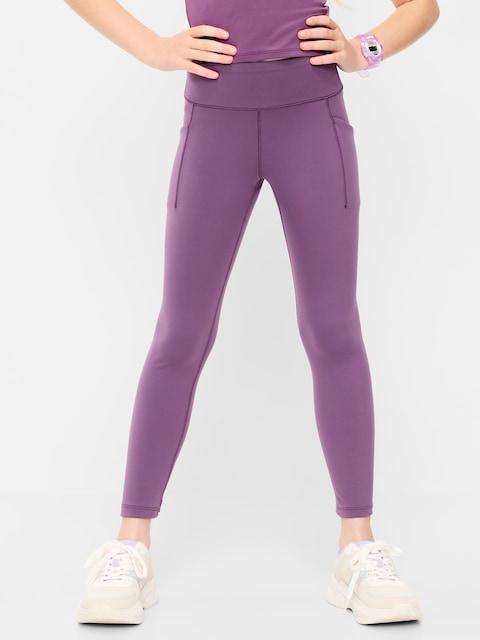 High-Waisted StudioSmooth 7/8 Leggings for Girls
