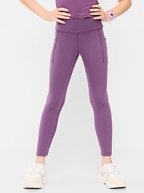 Image number 1 showing, High-Waisted StudioSmooth 7/8 Leggings for Girls