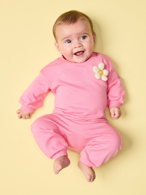 Printed Crew-Neck Sweatshirt for Baby