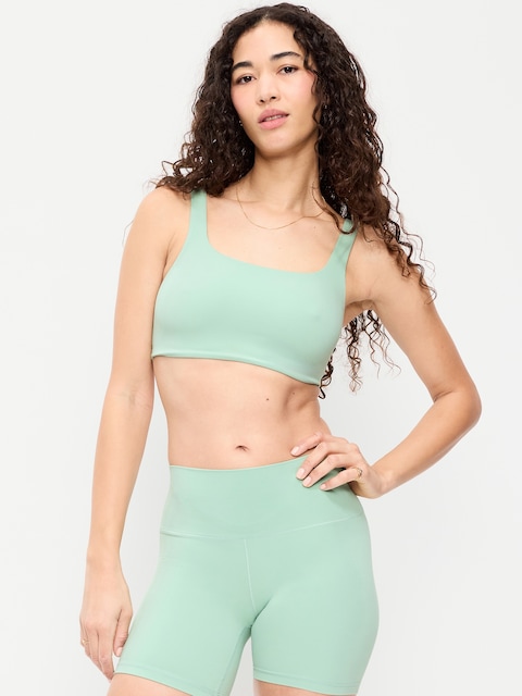 Light Support StudioSmooth Square-Neck Sports Bra