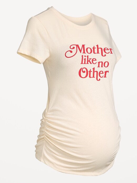 Image number 2 showing, Maternity EveryWear Crew-Neck Graphic T-Shirt