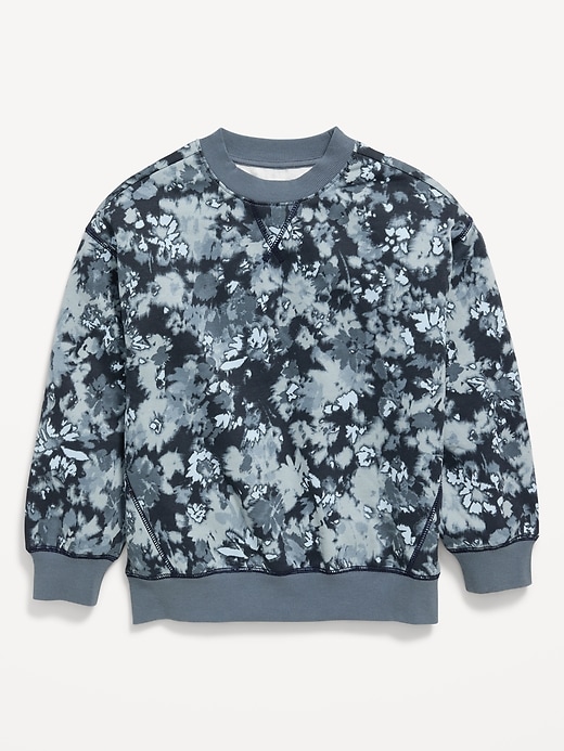 Image number 2 showing, Printed Oversized Crew-Neck Sweatshirt for Boys
