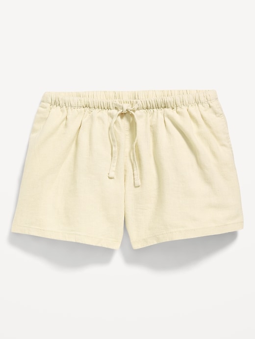 Image number 1 showing, Linen-Blend Shorts for Girls