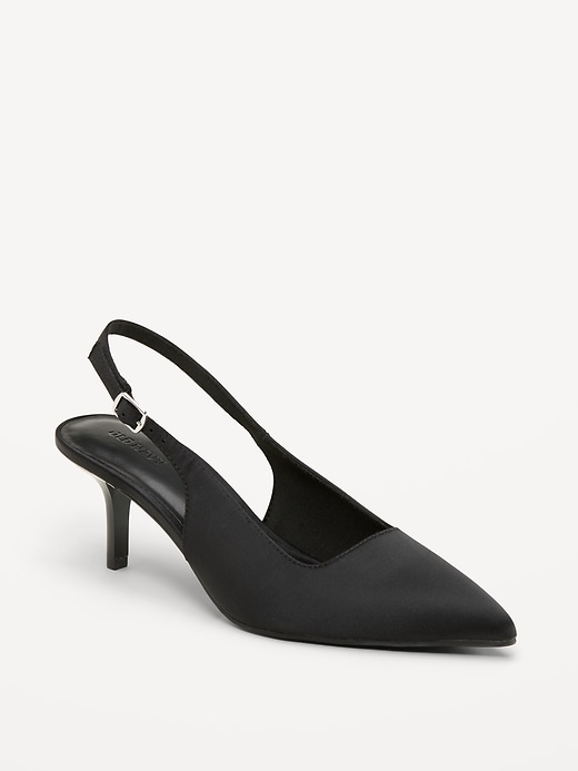 Image number 1 showing, The Occasion by Old Navy Slingback Heels for Women