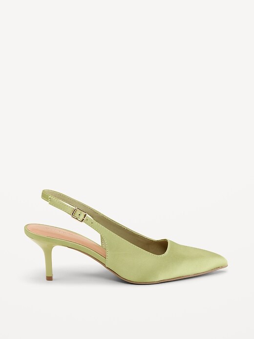 Image number 4 showing, The Occasion by Old Navy Slingback Heels for Women