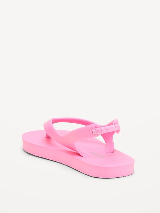 Image number 3 showing, Flip-Flop Sandals for Toddler Girls (Partially Plant-Based)
