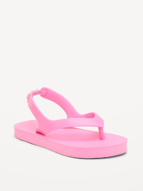 Flip-Flop Sandals for Toddler Girls (Partially Plant-Based)